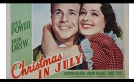 Christmas In July  (1940) Dick Powell, Ellen Drew    FULL MOVIE