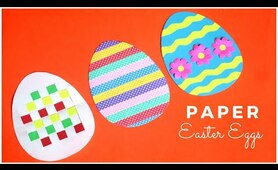 3 EASY Paper Easter Egg Decoration Ideas | Easter Crafts to Make at Home